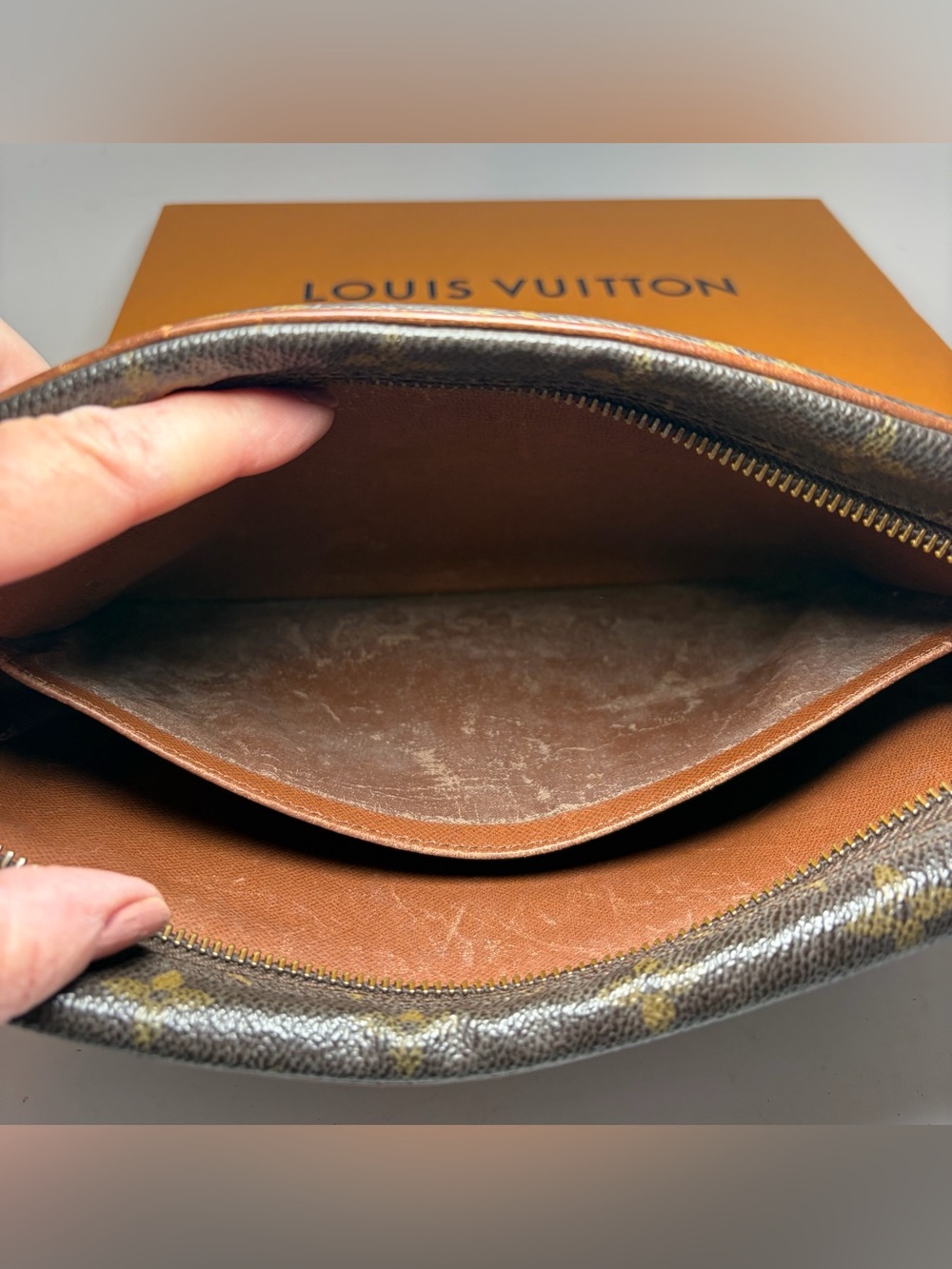 Louis Vuitton Compeigne 23 monogram clutch/pouch - Picture 3 of 11